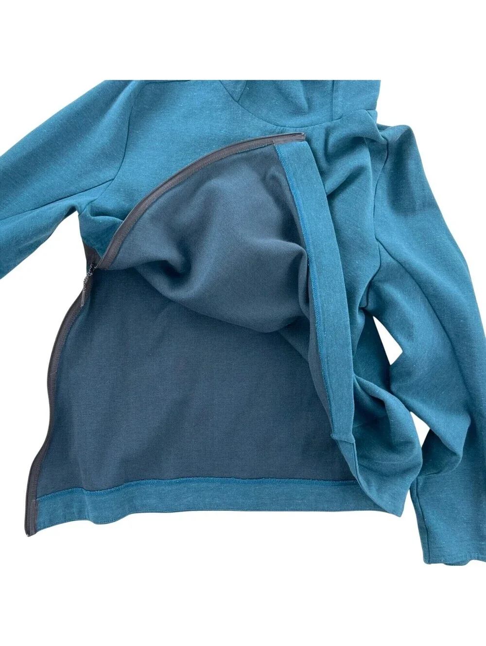 Nike Tech Fleece Teal Funnel Neck Sweatshirt Hoodie Medium
